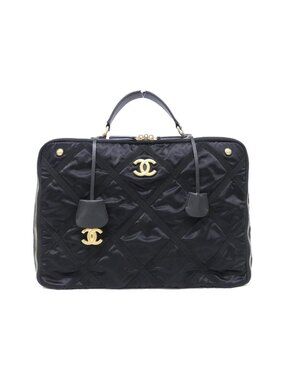 Chanel Boston Bag Travel Bags Black